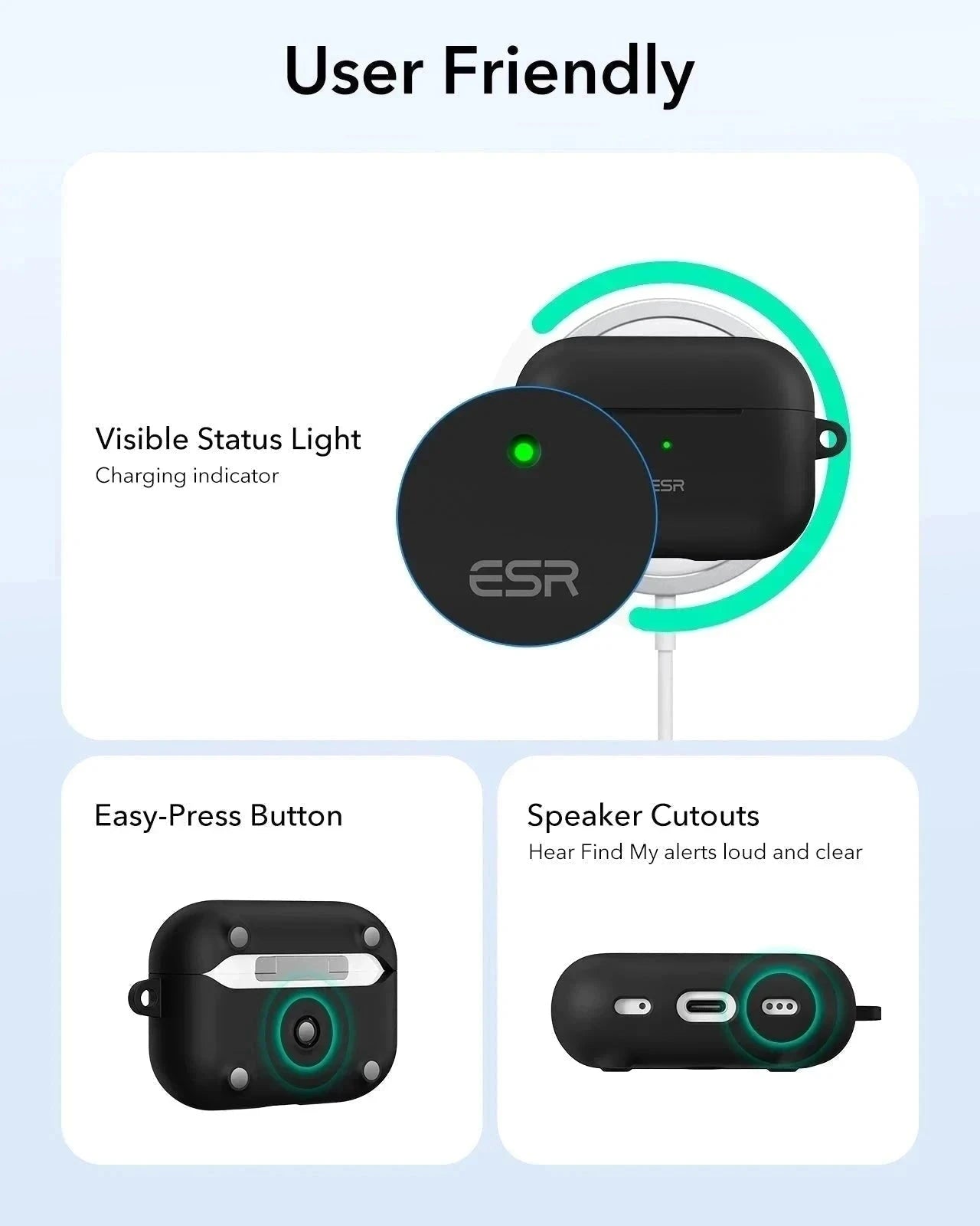 AirPods Pro (2023/2022/2019) Cloud Soft Case (HaloLock) - Purple  Product type