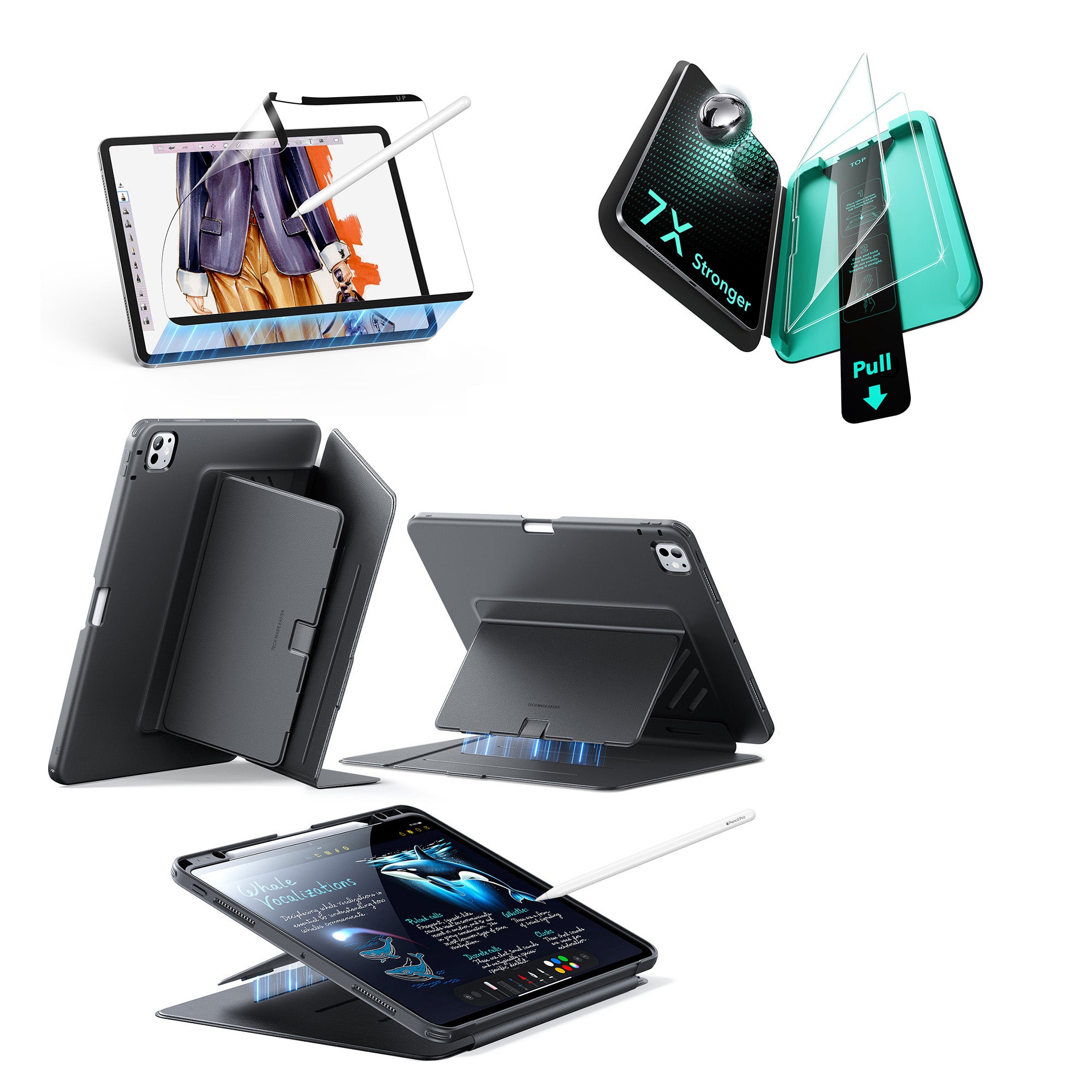 iPad Pro 13ʺ (2025) Flip Transformation Bundle - Black  Product type