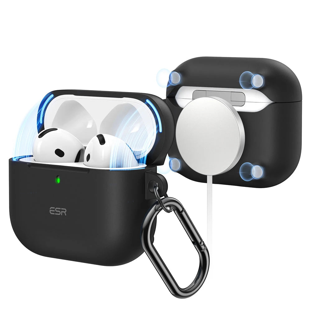AirPods 4 Cloud Soft Case (HaloLock) - Black  Product type