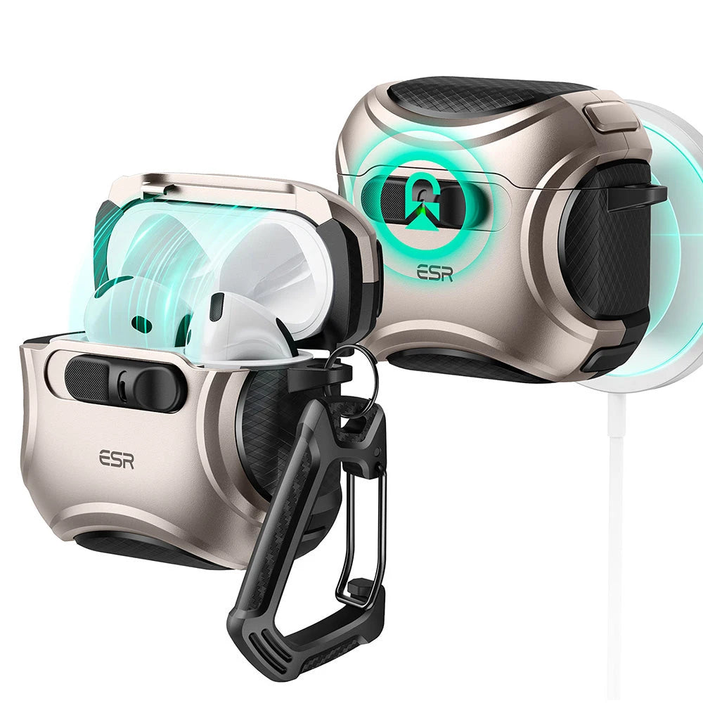 AirPods 4 Cyber FlickLock Case (HaloLock) - Desert Titanium  Product type