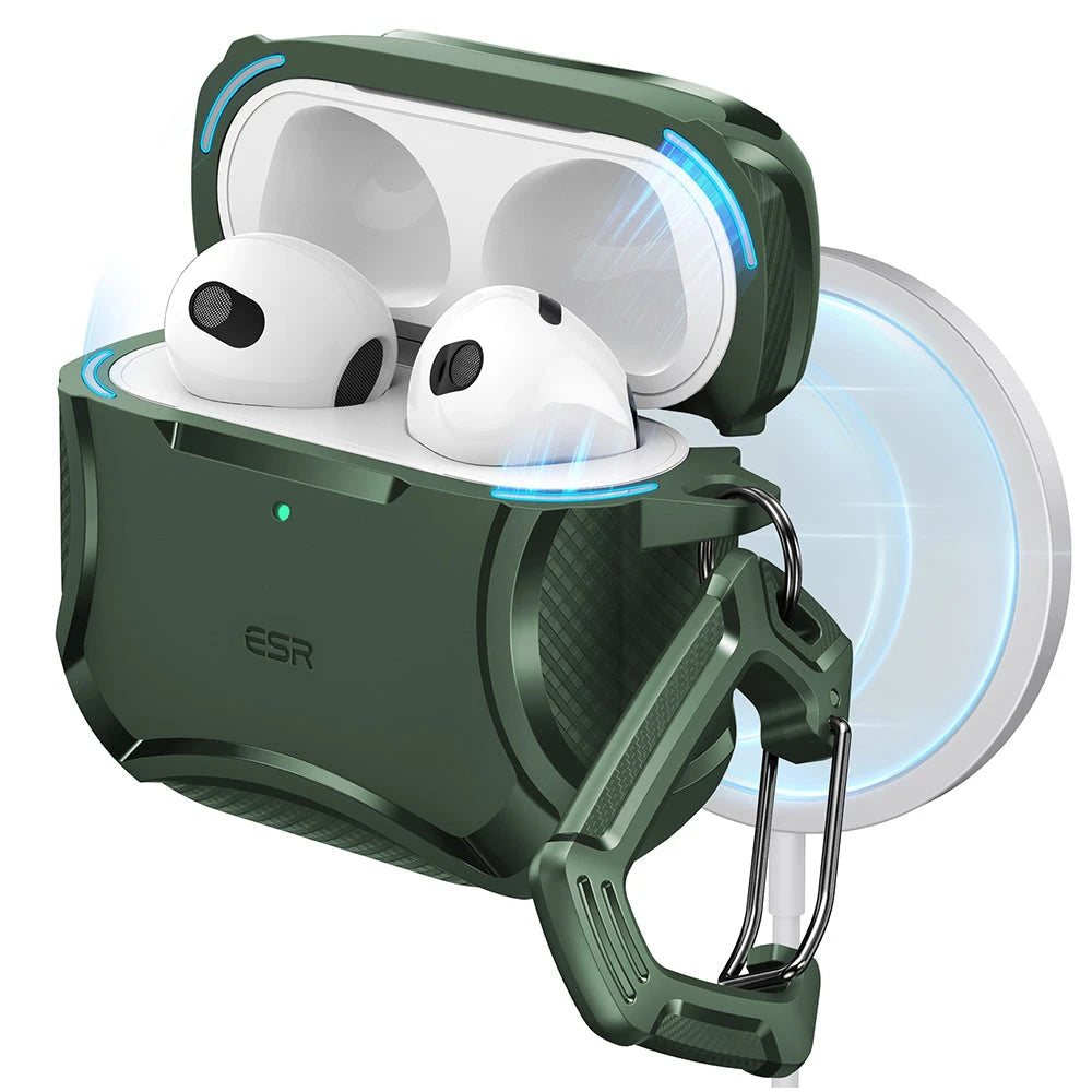 AirPods 4 Cyber Tough Case (HaloLock) - Forest Green  Product type