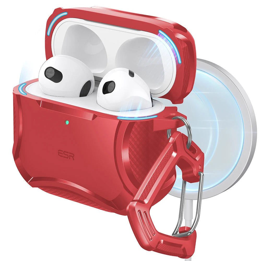 AirPods 4 Cyber Tough Case (HaloLock) - Red  Product type