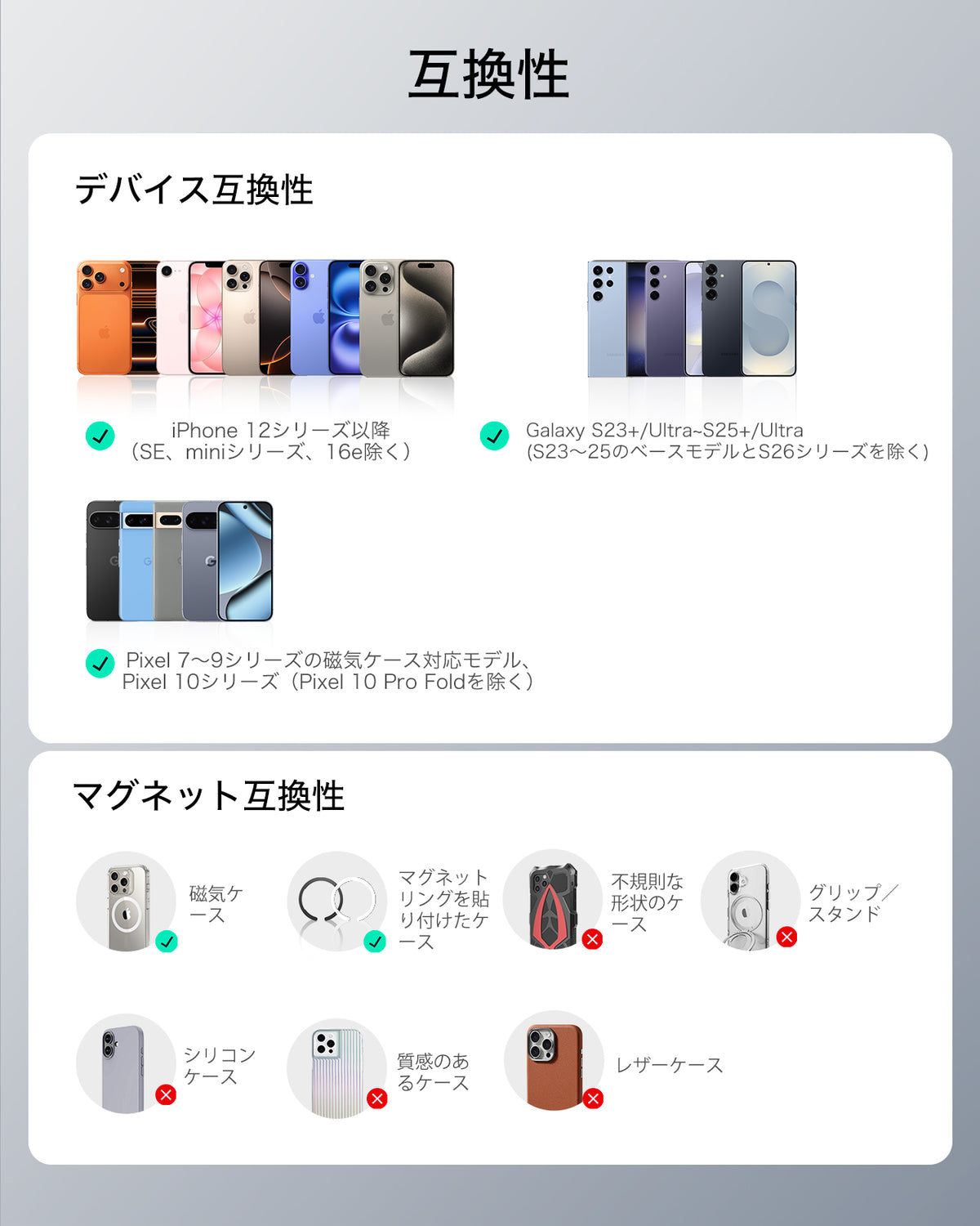 マグネットウォレット（HaloLock）ライトブルー  Product type