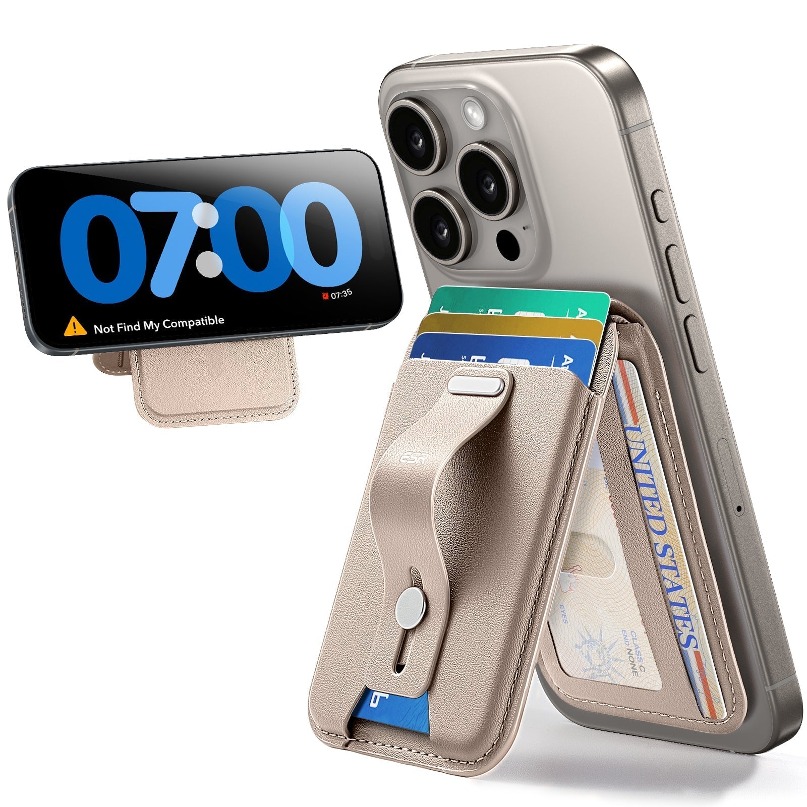 Grip Wallet Stand (HaloLock) - Desert Titanium  Product type