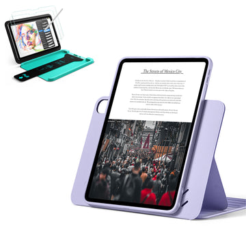 iPad Air 11" (M4) 2026 Bundle Shift Magnetic Case & Armorite® Paper-Feel Protection - Light Purple  Product type