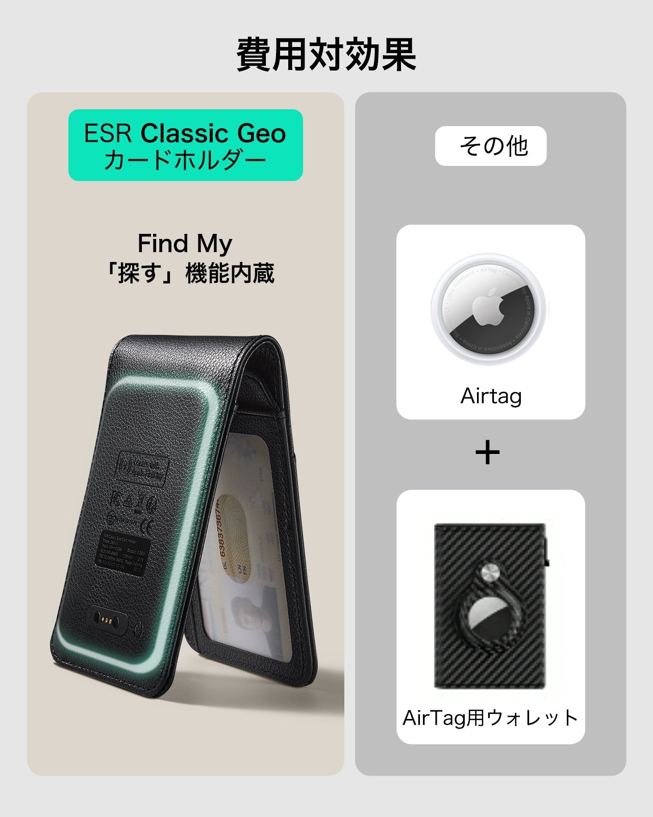 Geo Card Holder - Twilight Black  Product type