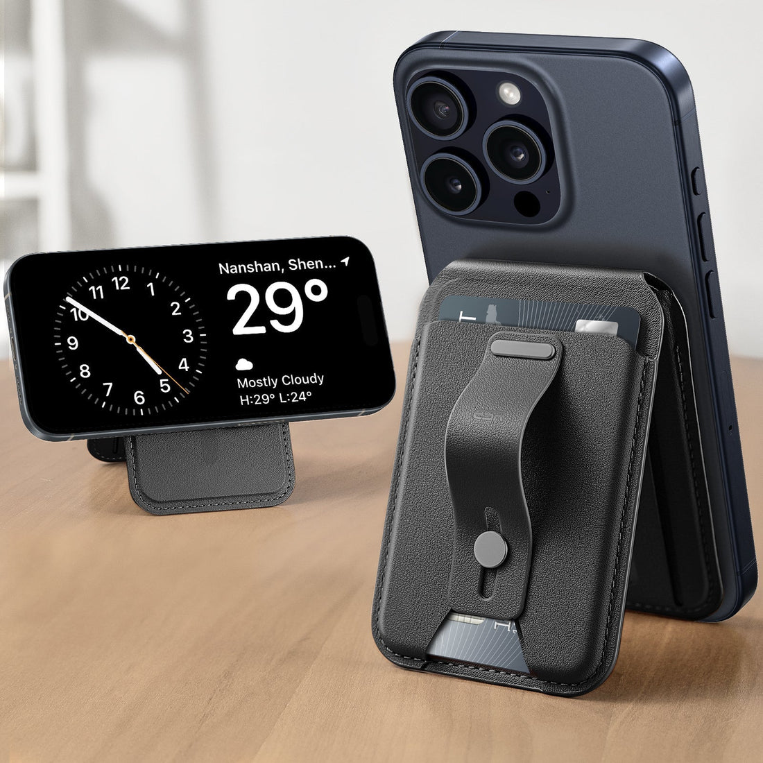 Grip Wallet Stand (HaloLock) - Black  Product type