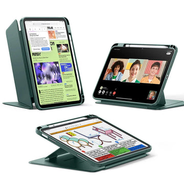 iPad 10th Generation Flip Magnetic Case with Pencil Holder - Green  Product type