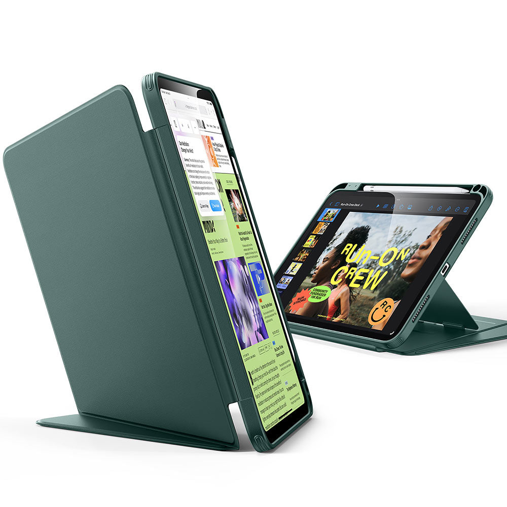 iPad 10th Generation Flip Magnetic Case with Pencil Holder - Green  Product type