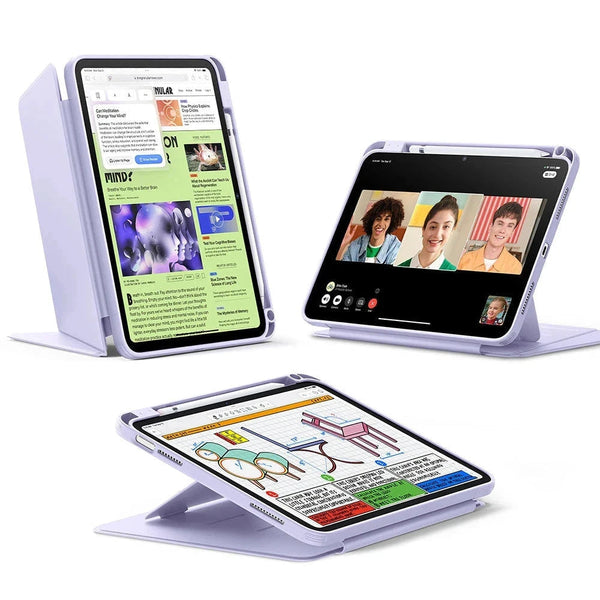 マグネット式 iPad 11インチケース（ A16,2025年モデル） ペンシル