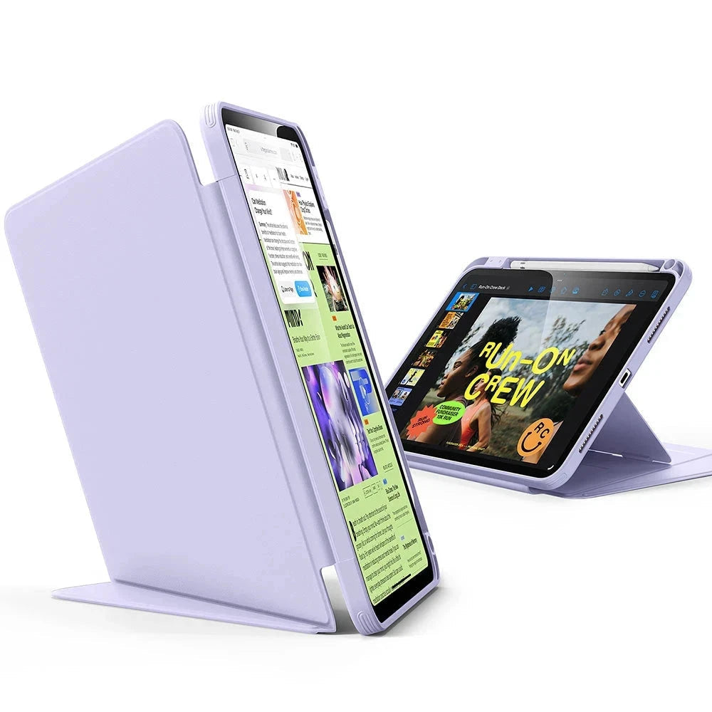 iPad 10th Generation Flip Magnetic Case with Pencil Holder - Light Purple  Product type