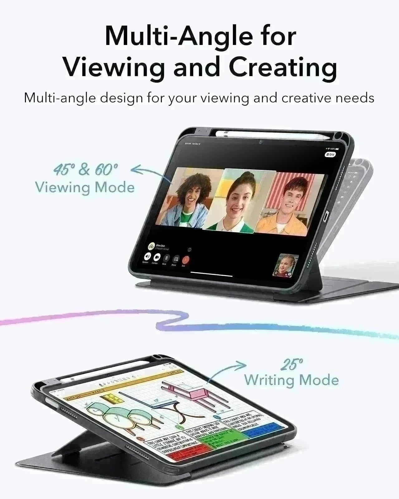 iPad 11" (A16, 2025) Flip Art Bundle - Black  Product type