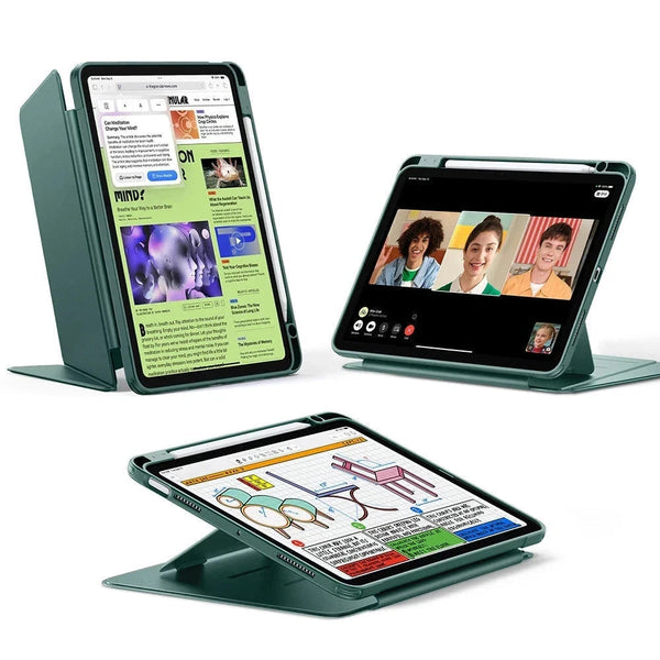 Apple iPad Air （第4世代）本体 カバー、非公式ペンシル付き マグネット式 iPad Air 11インチケース（ 2024年モデル） ペンシル