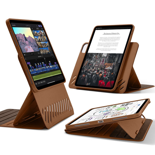 iPad Pro 11インチ ケース マグネット Shiftシリーズ ブラウン iPad-Pro-11_-_2025_-Shift-