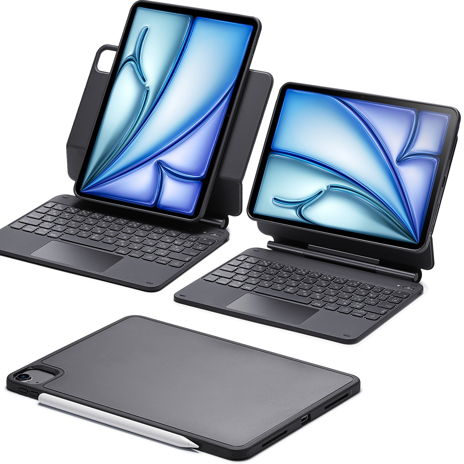 iPad Air 11" (M4) 2026 Bundle Rebound Magnetic Keyboard Case 360 & Digital Pencil - JP Layout-Black  Product type