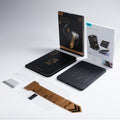 iPad 11インチ(A16) 2025用 Flipマグネットケース（ペンホルダー付き）＆Armorite® Proガラス保護フィルム（UltraFitトレー付き）セット