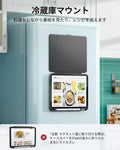 iPad 11インチ(A16) 2025用 Flipマグネットケース（ペンホルダー付き）＆Armorite® Proガラス保護フィルム（UltraFitトレー付き）セット - ブラック-6
