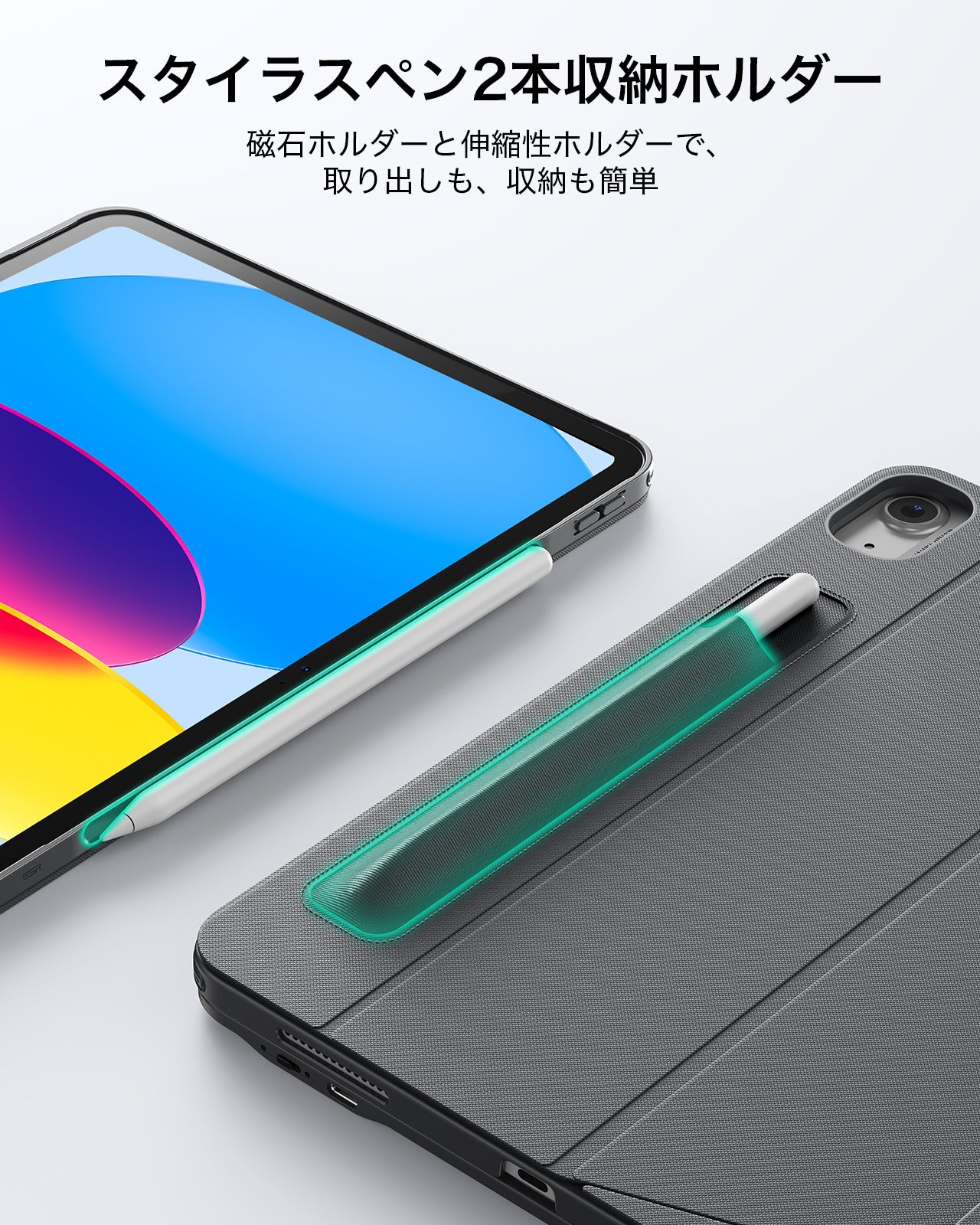 iPad 11インチ(A16)2025用 Shiftキーボード ＆ Armorite保護フィルム