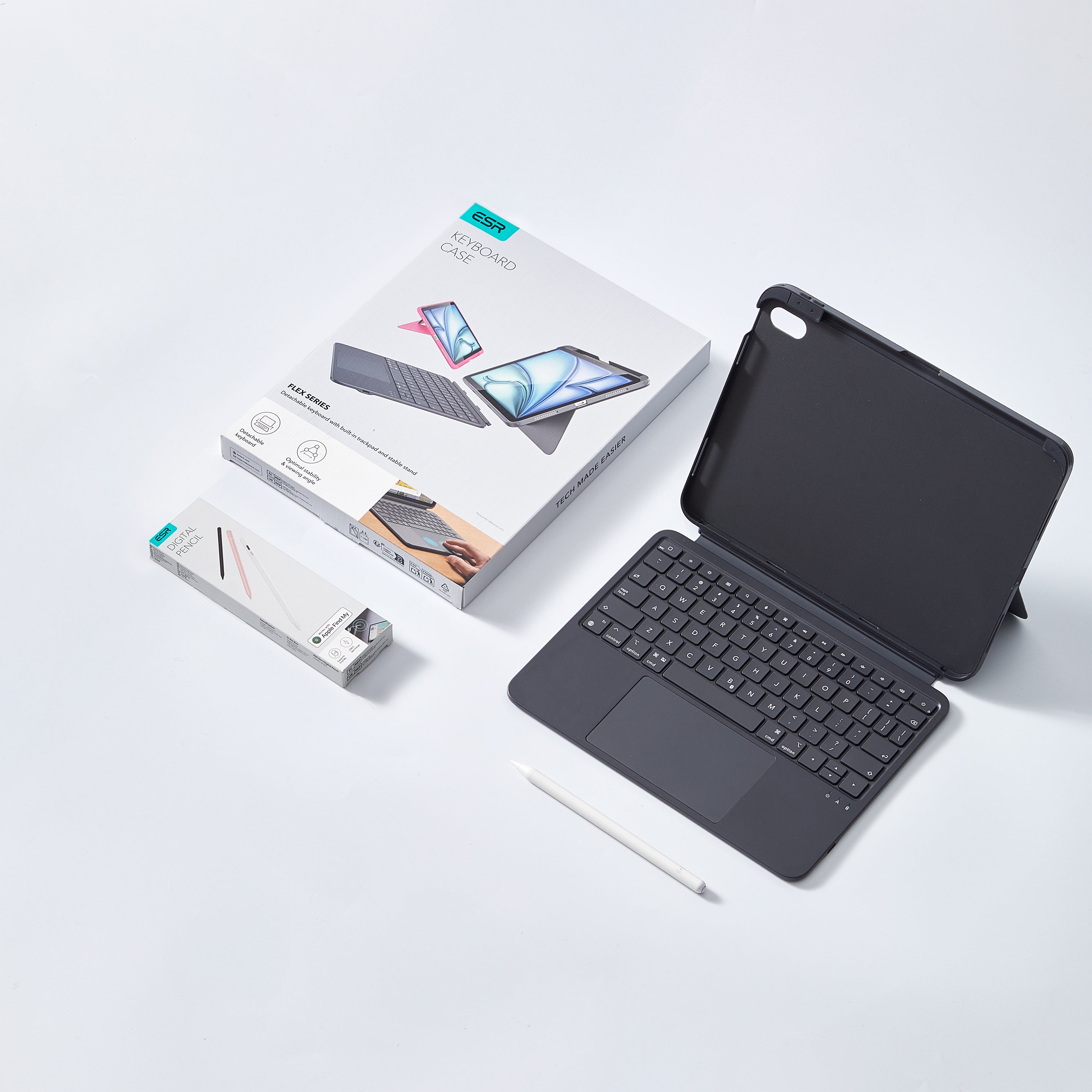 iPad Air 11インチ(M3)2025用 Flexキーボード ＆ Geoデジタルペンシル