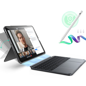 iPad Air 11インチ (M4) 2026 Shift キーボードケース (脱着式) ＆Geo デジタルペンシル セット-JP ダークグレー  Product type