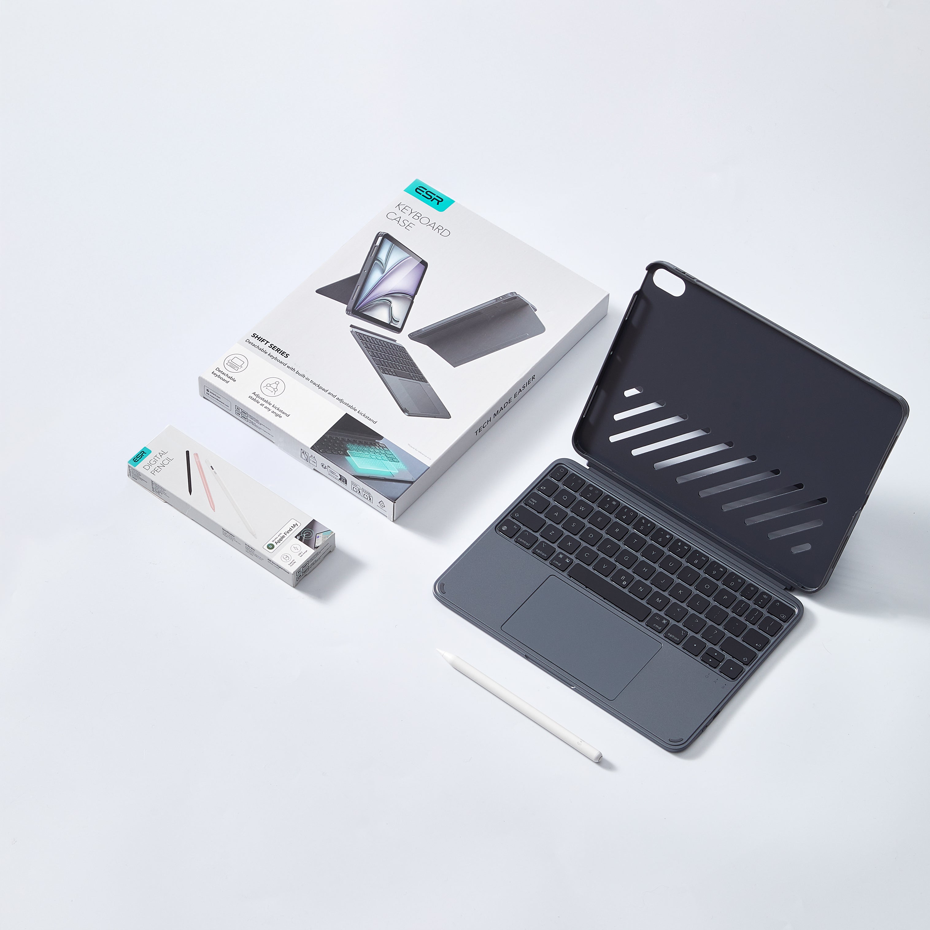 iPad Air 11インチ(M3)2025用 Shiftキーボード ＆ Geoデジタルペンシル