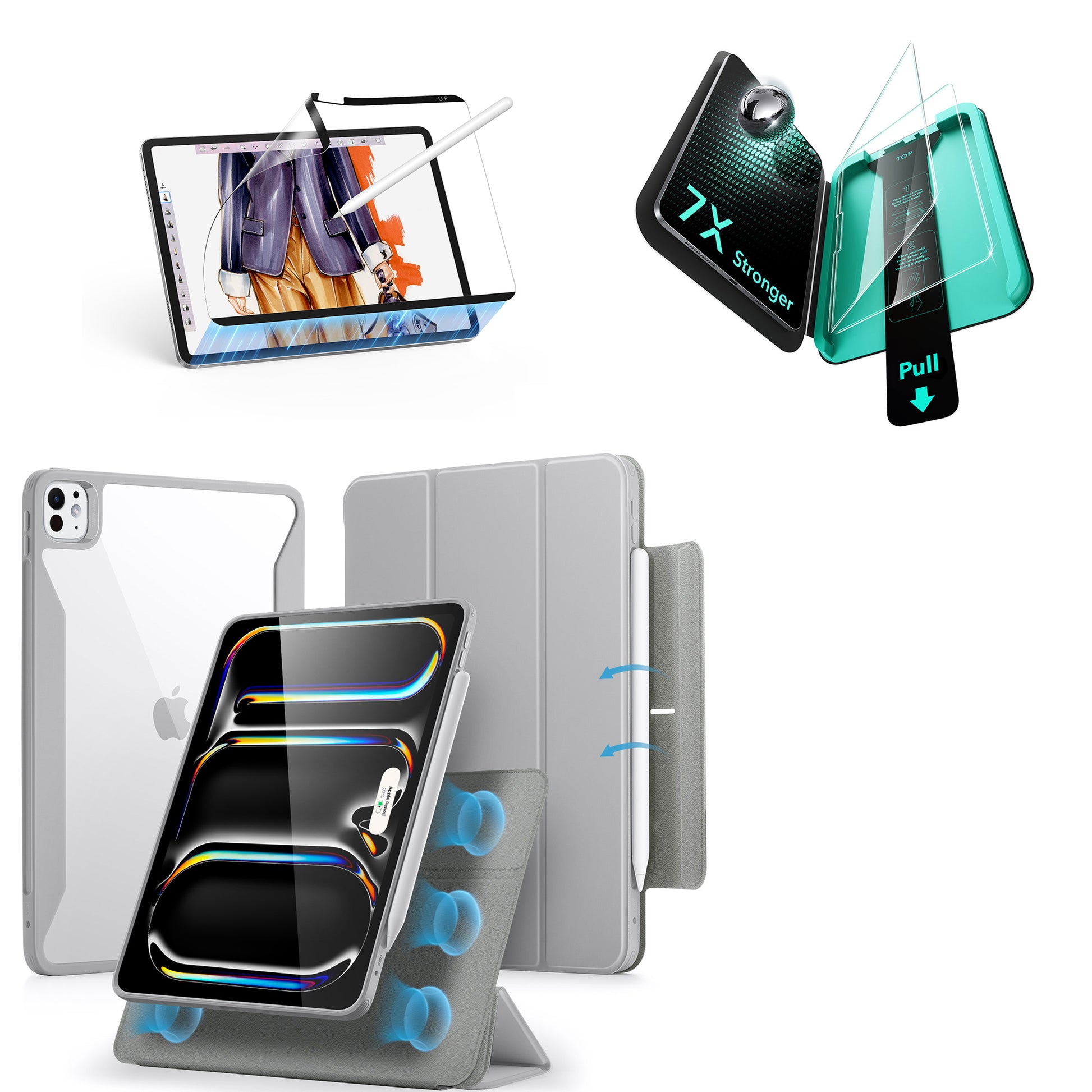 iPad Pro 13ʺ (2025) Rebound Transformation Bundle - Grey  Product type
