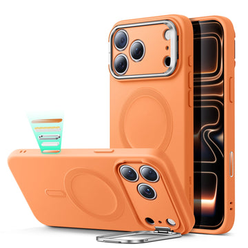 iPhone 17 Pro Cloud Soft Magnetic Case (Camera Control, Stash Stand) - Orange  Product type