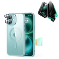 iPhone 16 Classic Hybrid Magnetic Case (Camera Control) & Privacy Screen Protector Bundle - Clear Green  Product type