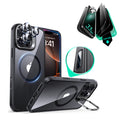 iPhone 16 Pro Max Classic Hybrid Magnetic Case (Camera Control, Stash Stand) & Privacy Screen Protector Bundle - Clear Black  Product type