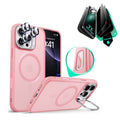 iPhone 16 Pro Max Classic Hybrid Magnetic Case (Camera Control, Stash Stand) & Privacy Screen Protector Bundle - Frosted Pink  Product type