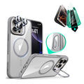 iPhone 16 Pro Max Classic Hybrid Magnetic Case Protection Bundle (Camera Control, Stash Stand) - Clear Grey  Product type