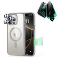 iPhone 16 Pro Max Classic Hybrid Magnetic Case (Camera Control) & Privacy Screen Protector Bundle -Clear Grey  Product type