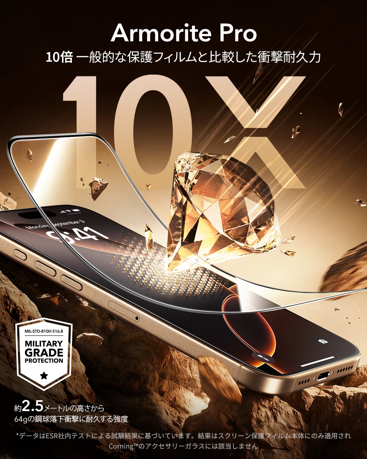 iPhone 16 Pro Max UltraFit Armorite®️ Pro Screen Protector - 3 Pack  Product type