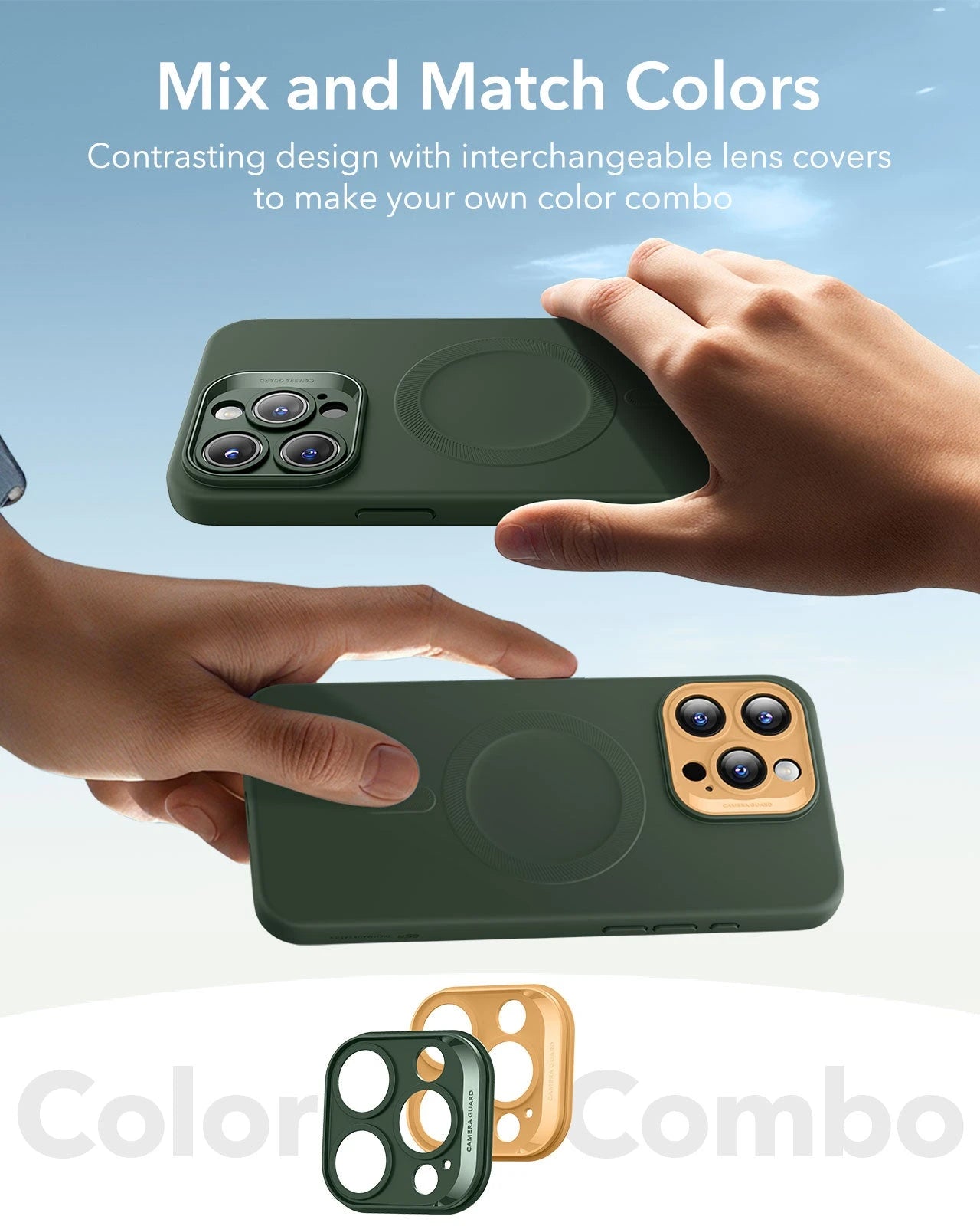 iPhone 16 Pro Max Cloud Soft Magnetic Case (Camera Control) - Green ESR ESR