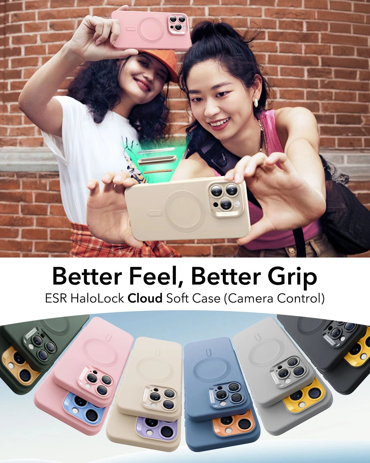 iPhone 16 Pro Max Cloud Soft Magnetic Case (Camera Control) - Pink  Product type