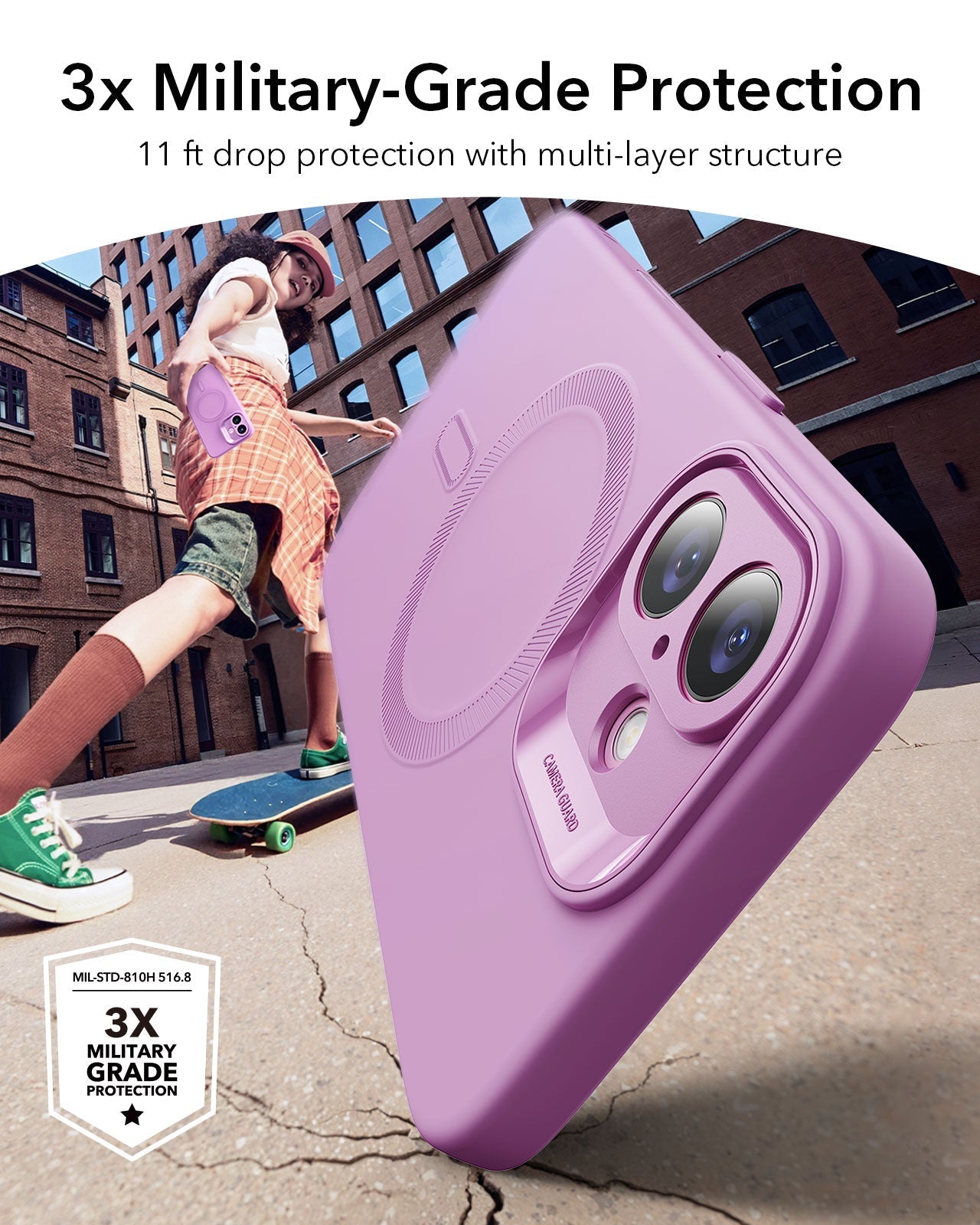 iPhone 16 Cloud Soft Magnetic Case (Camera Control) - Pink ESR ESR