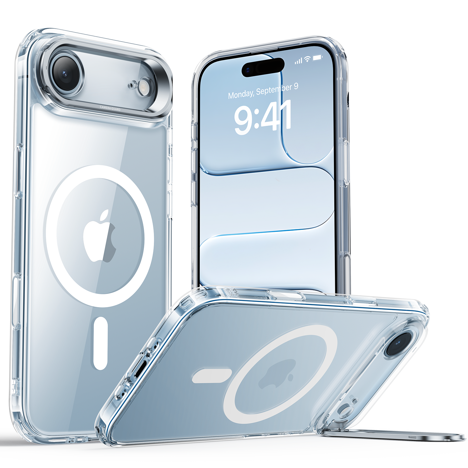iPhone Air Classic Hybrid Magnetic Case (Camera Control, Stash Stand) - Clear  Product type