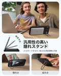 iPhone 17 Classic Hybrid Magnetic Case (Camera Control, Stash Stand) - Clear Black  Product type