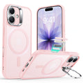 iPhone 17 Classic Hybrid Magnetic Case (Camera Control, Stash Stand) - Frosted Bubblegum Pink  Product type
