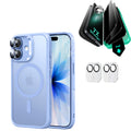 iPhone 17 Bundle Classic Hybrid Magnetic Case (Camera Control) and Armorite Privacy Screen Protector - Frosted Light Blue  Product type