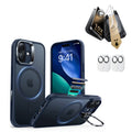 iPhone 17 Bundle Classic Hybrid Magnetic Case (Camera Control, Stash Stand) and Armorite Pro Screen Protector - Frosted Blue  Product type