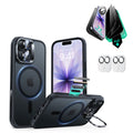 iPhone 17 Bundle Classic Hybrid Magnetic Case (Camera Control, Stash Stand) and Armorite Privacy Screen Protector - Frosted Black  Product type