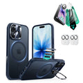 iPhone 17 Bundle Classic Hybrid Magnetic Case (Camera Control, Stash Stand) and Armorite Screen Protector - Frosted Blue  Product type