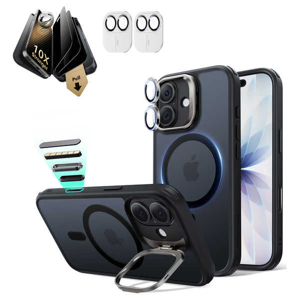 け*く様 【フィルム、ケース付き】Apple iPhone 17 Black 2 iPhone 17用 覗き見防止 Corning™製スクリーン保護フィルム