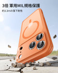 iPhone 17 Pro Classic Hybrid Magnetic Case (Camera Control) - Frosted Orange  Product type