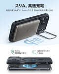 iPhone 17 Pro Classic Hybrid Magnetic Case (Camera Control, Stash Stand) - Frosted Black  Product type