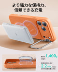 iPhone 17 Pro Cloud Soft Magnetic Case (Camera Control, Stash Stand) - Orange  Product type