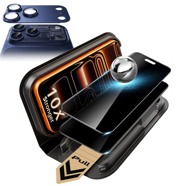 ESR iPhone 17 Pro Corning社製ガラス 覗き見防止スクリーン保護