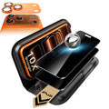 iPhone 17 Pro Bundle Armorite® Pro Privacy Screen Protector and Camera Lens Protector (Full Coverage) - Orange  Product type