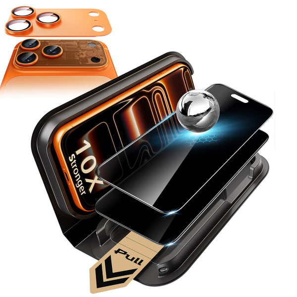 ESR iPhone 17 Pro Corning社製ガラス 覗き見防止スクリーン保護